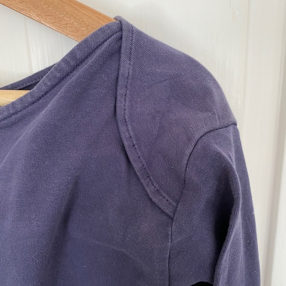 Soft Blue Cotton A Line Tee - Picture 5 of 5